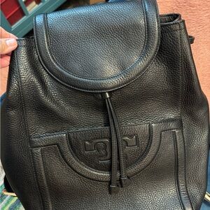 Tory Burch pebbled leather backpack
